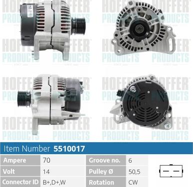 Hoffer H5510017 - Ģenerators adetalas.lv