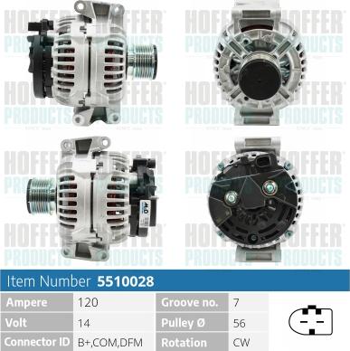 Hoffer H5510028 - Ģenerators adetalas.lv