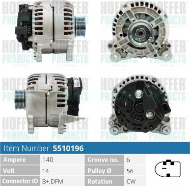 Hoffer H5510196 - Ģenerators adetalas.lv