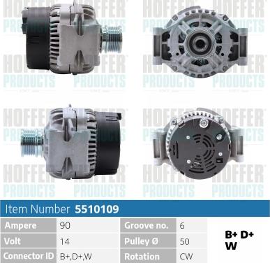 Hoffer H5510109 - Ģenerators adetalas.lv