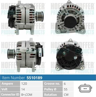 Hoffer H5510189 - Ģenerators adetalas.lv