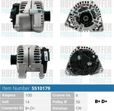 Hoffer H5510179 - Ģenerators adetalas.lv