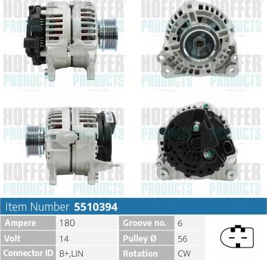 Hoffer H5510394 - Ģenerators adetalas.lv