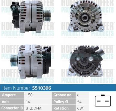 Hoffer H5510396 - Ģenerators adetalas.lv