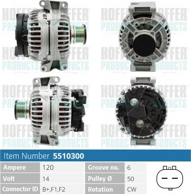 Hoffer H5510300 - Ģenerators adetalas.lv