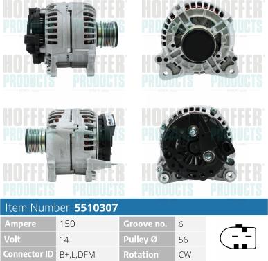 Hoffer H5510307 - Ģenerators adetalas.lv