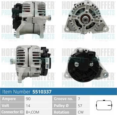 Hoffer H5510337 - Ģenerators adetalas.lv