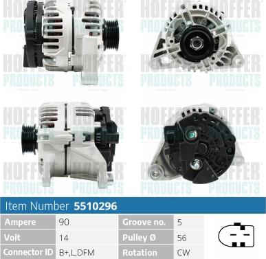 Hoffer H5510296 - Ģenerators adetalas.lv