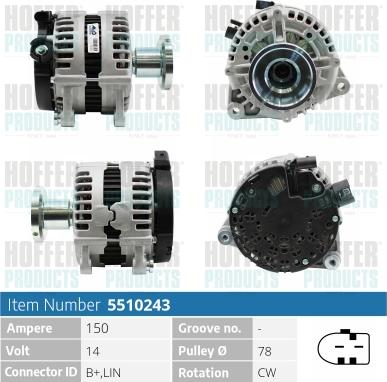 Hoffer H5510243 - Ģenerators adetalas.lv