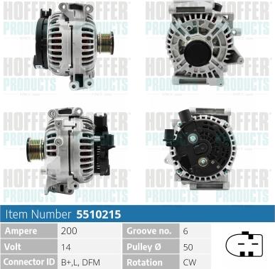 Hoffer H5510215 - Ģenerators adetalas.lv