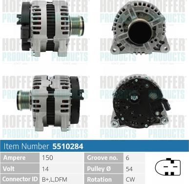 Hoffer H5510284P - Ģenerators adetalas.lv