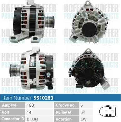 Hoffer H5510283 - Ģenerators adetalas.lv