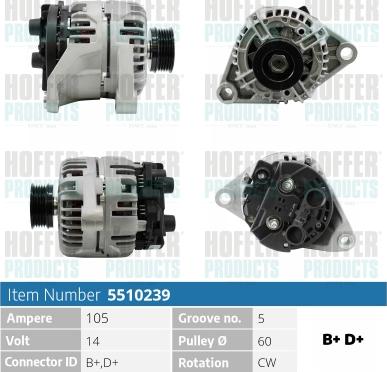 Hoffer H5510239 - Ģenerators adetalas.lv