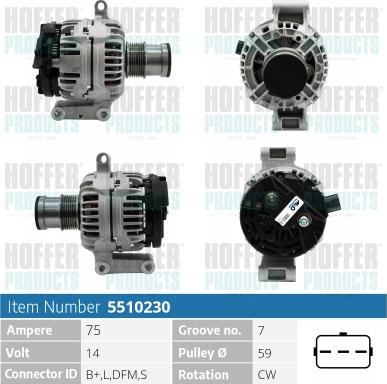 Hoffer H5510230 - Ģenerators adetalas.lv