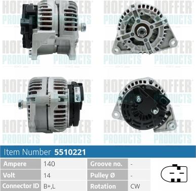 Hoffer H5510221 - Ģenerators adetalas.lv