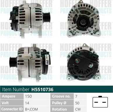 Hoffer H5510736 - Ģenerators adetalas.lv