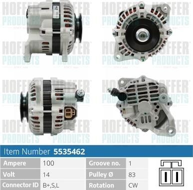 Hoffer H5535462 - Ģenerators adetalas.lv