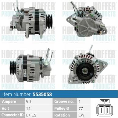 Hoffer H5535058 - Ģenerators adetalas.lv