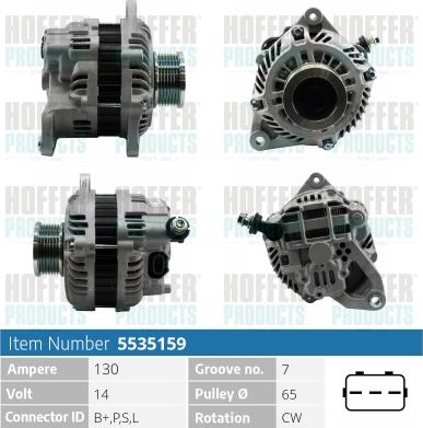 Hoffer H5535159 - Ģenerators adetalas.lv