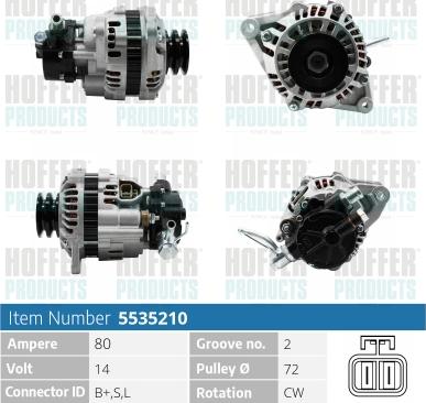 Hoffer H5535210 - Ģenerators adetalas.lv