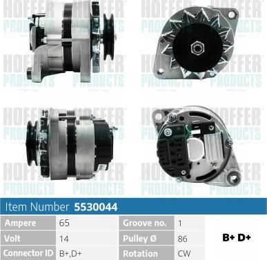 Hoffer H5530044 - Ģenerators adetalas.lv