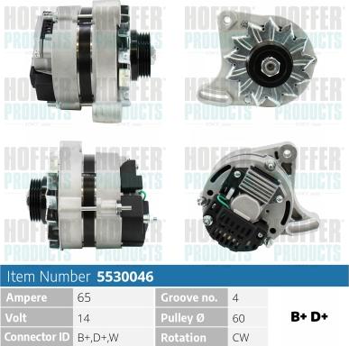 Hoffer H5530046 - Ģenerators adetalas.lv