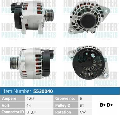 Hoffer H5530040 - Ģenerators adetalas.lv