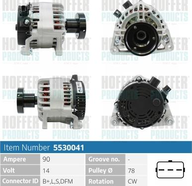 Hoffer H5530041 - Ģenerators adetalas.lv