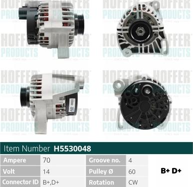 Hoffer H5530048 - Ģenerators adetalas.lv