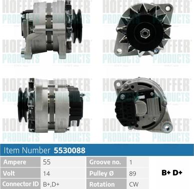 Hoffer H5530088 - Ģenerators adetalas.lv