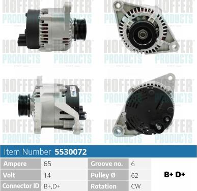 Hoffer H5530072 - Ģenerators adetalas.lv