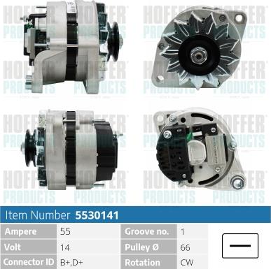 Hoffer H5530141 - Ģenerators adetalas.lv