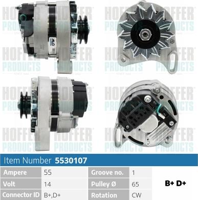 Hoffer H5530107 - Ģenerators adetalas.lv