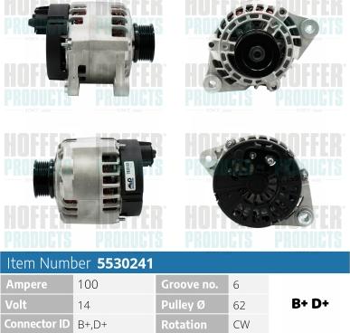 Hoffer H5530241 - Ģenerators adetalas.lv