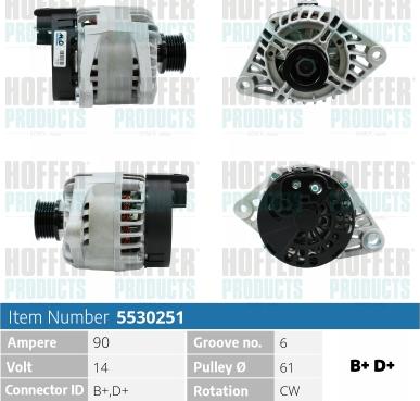 Hoffer H5530251 - Ģenerators adetalas.lv