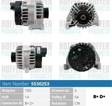 Hoffer H5530253 - Ģenerators adetalas.lv