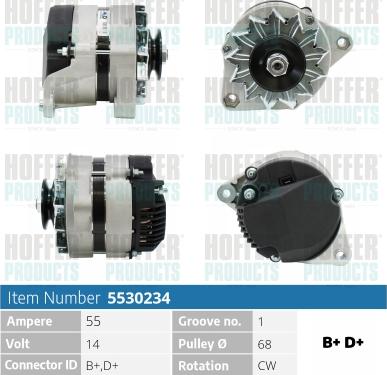 Hoffer H5530234 - Ģenerators adetalas.lv