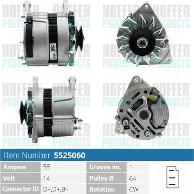 Hoffer H5525060 - Ģenerators adetalas.lv