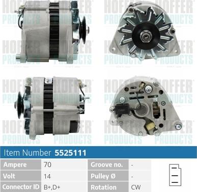 Hoffer H5525111 - Ģenerators adetalas.lv