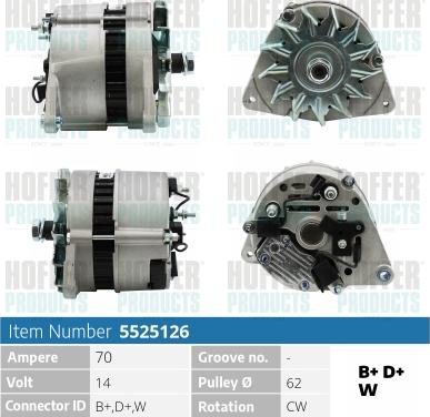 Hoffer H5525126 - Ģenerators adetalas.lv