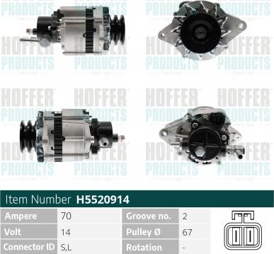 Hoffer H5520914 - Ģenerators adetalas.lv