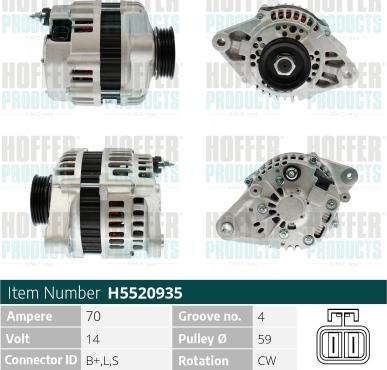 Hoffer H5520935 - Ģenerators adetalas.lv