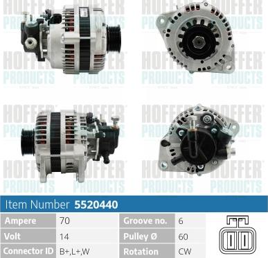 Hoffer H5520440 - Ģenerators adetalas.lv