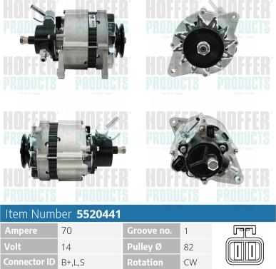 Hoffer H5520441 - Ģenerators adetalas.lv