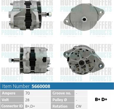 Hoffer H5660008 - Ģenerators adetalas.lv