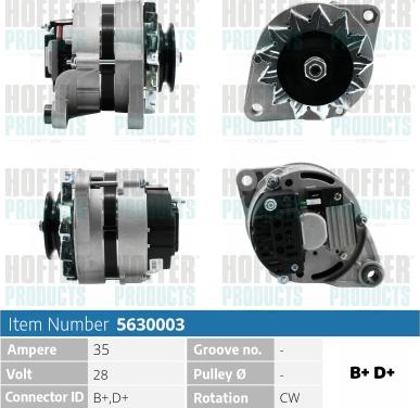 Hoffer H5630003 - Ģenerators adetalas.lv