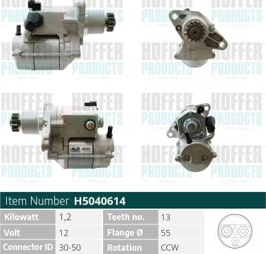 Hoffer H5040614 - Starteris adetalas.lv