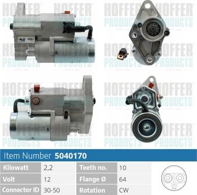 Hoffer H5040170 - Starteris adetalas.lv