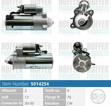 Hoffer H5014254 - Starteris adetalas.lv