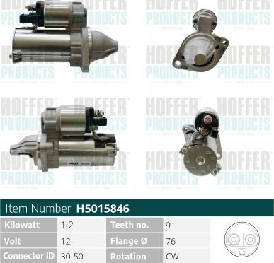 Hoffer H5015846 - Starteris adetalas.lv